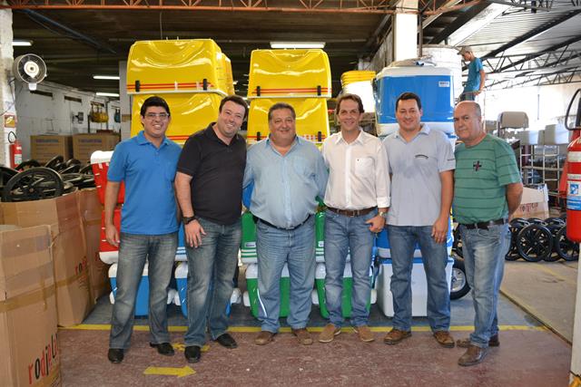 Capivari:Prefeito Rodrigo visita empresa que em breve será ampliada no DIC II
